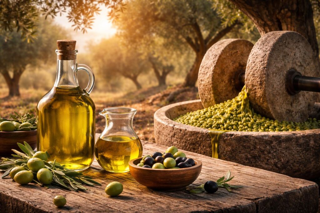 4 Taş Baskı Zeytinyağı